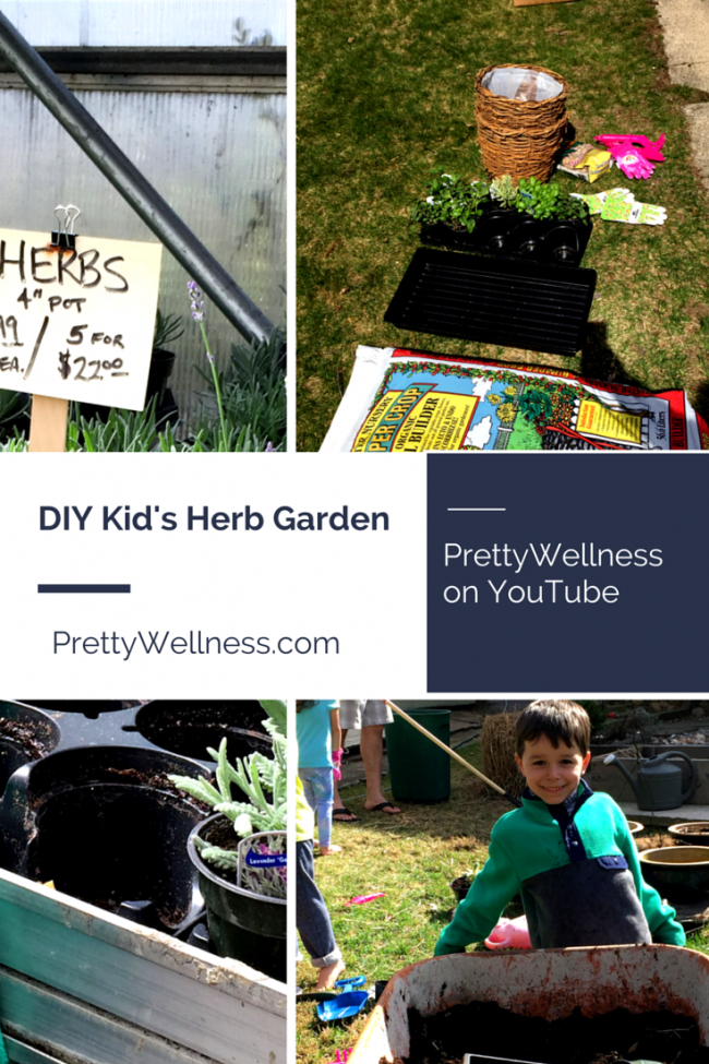 For Earth Day a DIY Kid's Herb Garden