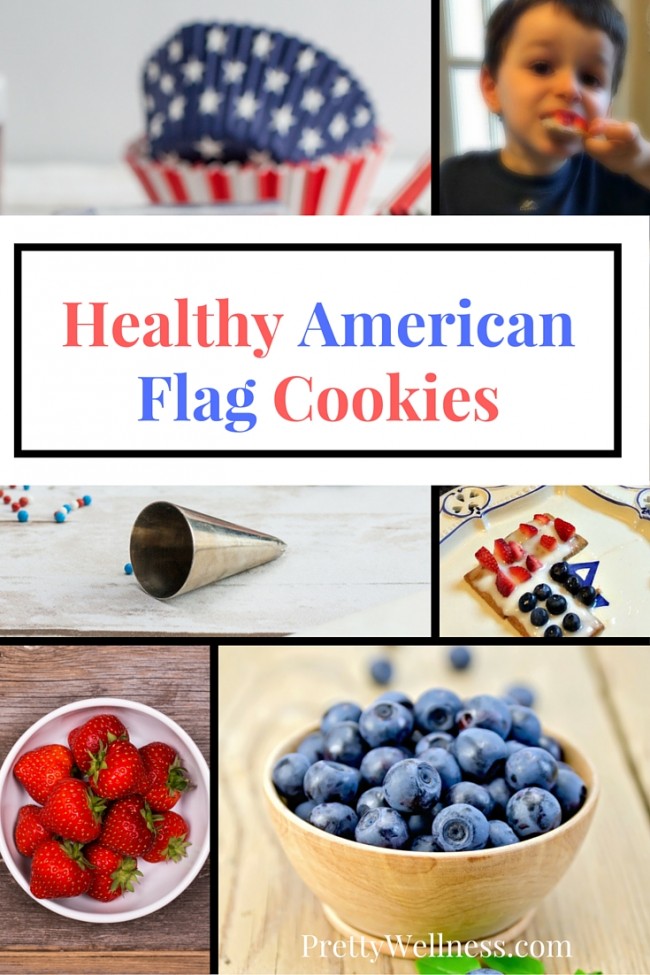 Healthy American Flag Cookies