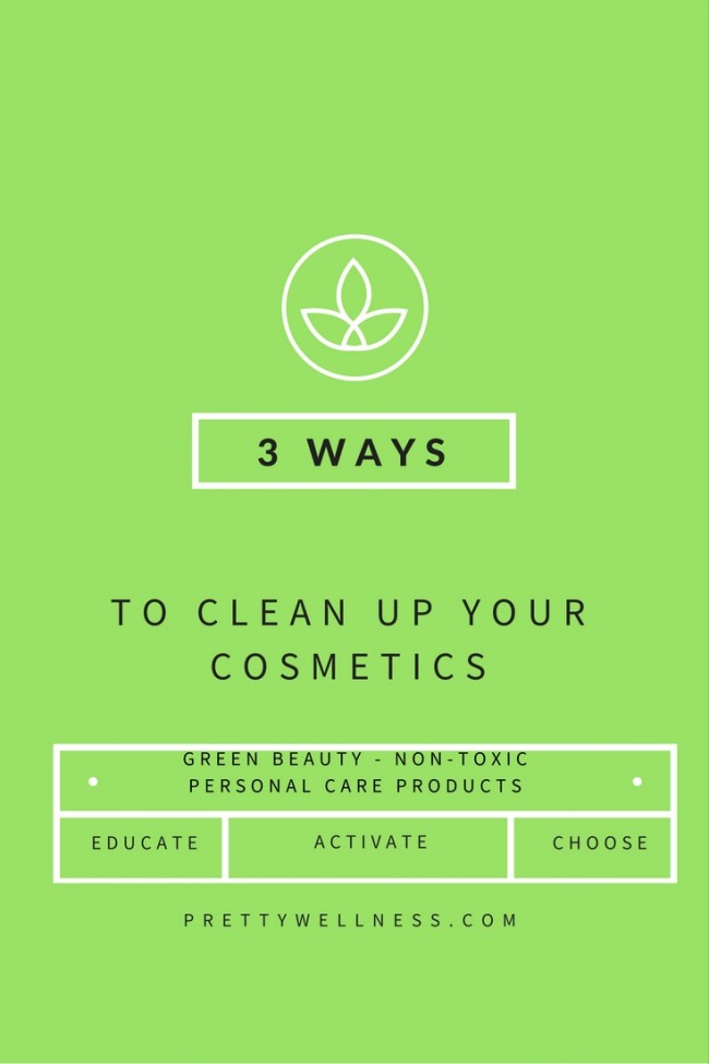 PrettyWellness.com 3 Ways to Clean Up Your Cosmetics