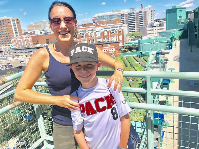 Fenway Park - garden in background